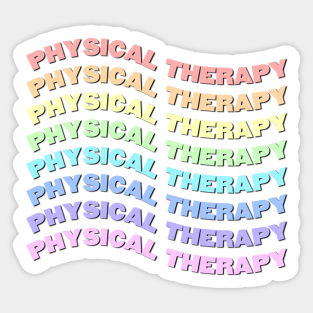 physical therapy Sticker